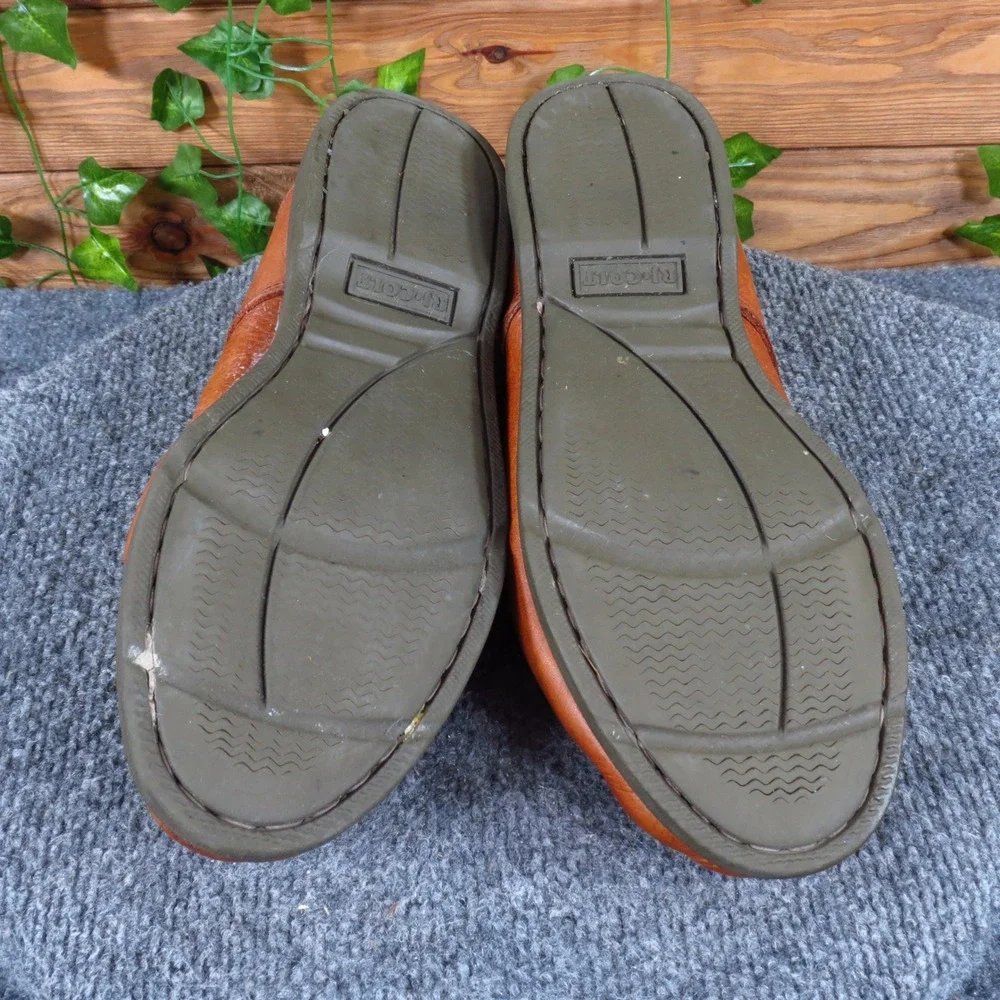R.J. Colt Clipper Mens Boat Shoe 10.5 M Nautical Deck Loafer Brown Leather